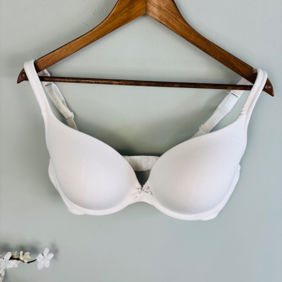 Lane Bryant Cotton Boost Plunge Bra Size 38DDD - Picture 2 of 5